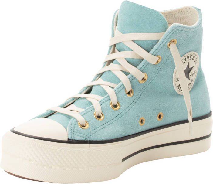 Converse Chuck Taylor All Star Lift egret vintage white black women blauw Schoenen