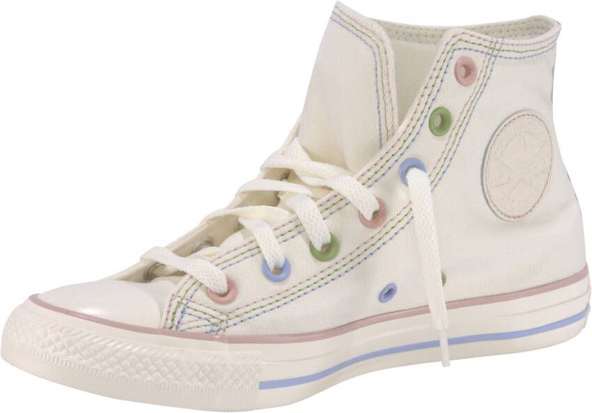 Converse chuck taylor all star high sneakers wit paars
