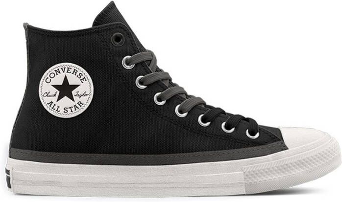Converse All Star High Double Platform Zwart- Heren Zwart