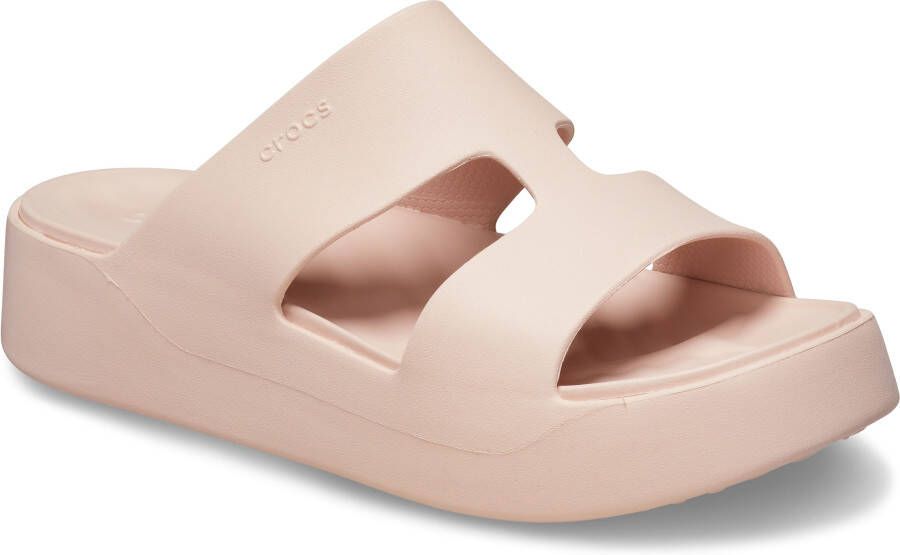 Crocs Badslippers Getaway Platform H-Strap zomerschoen slippers badschoen poolslides zachte binnenzool