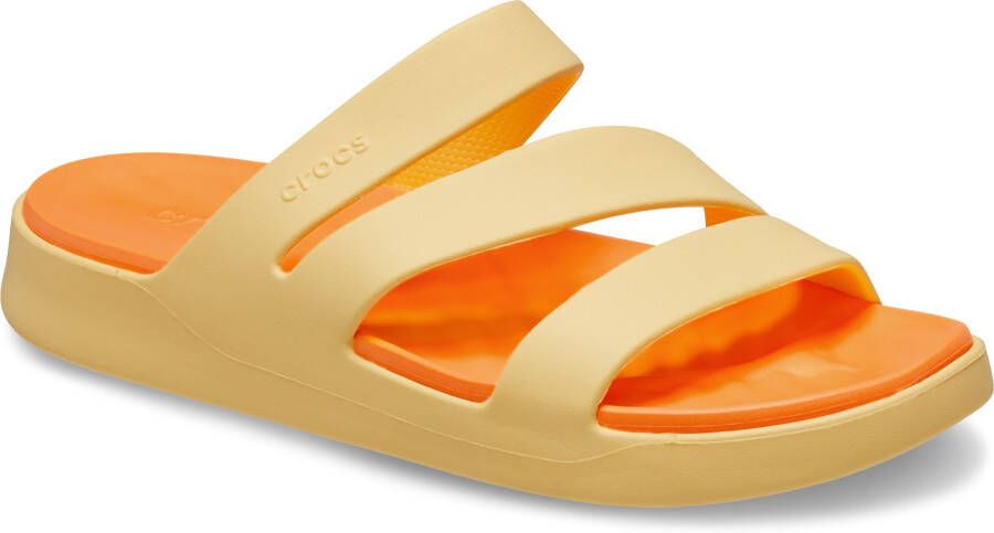 Crocs Women's Getaway Strappy Sandalen beige