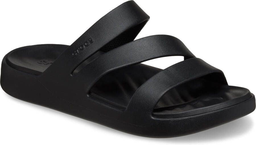 Crocs Badslippers Getaway Strappy zomerschoen badschoen zwembadglijbanen met modieuze bandjes