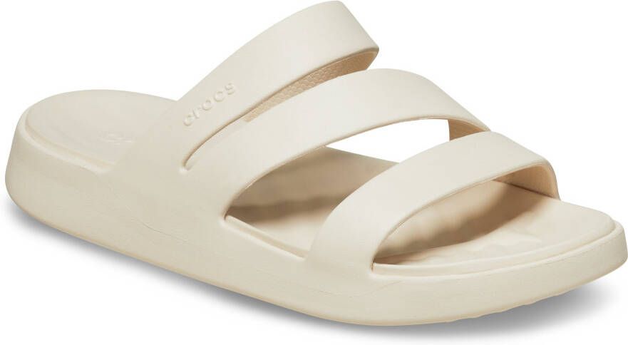 Crocs Badslippers Getaway Strappy zomerschoen badschoen zwembadglijbanen met modieuze bandjes