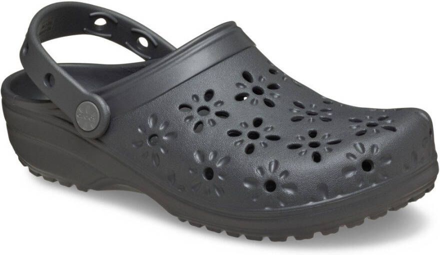Crocs Clogs Classic Floral Cut Out Clog sandaal zomerschoen loafer met ventilatieopeningen in bloemstructuur