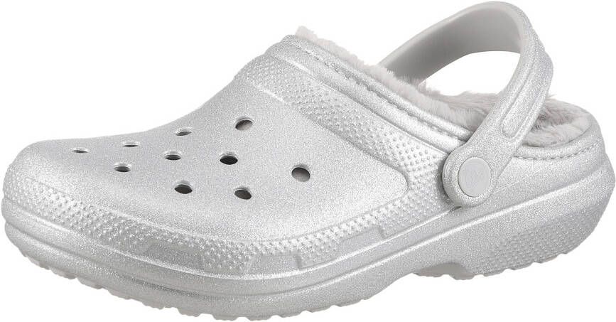 Crocs Clogs Classic Fuzz Lined Glitter