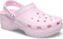 Crocs Classic Platform Clogs Slippers roze - Thumbnail 2
