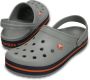 Crocs Crocband 11016-01U nen Grijs Slippers - Thumbnail 4