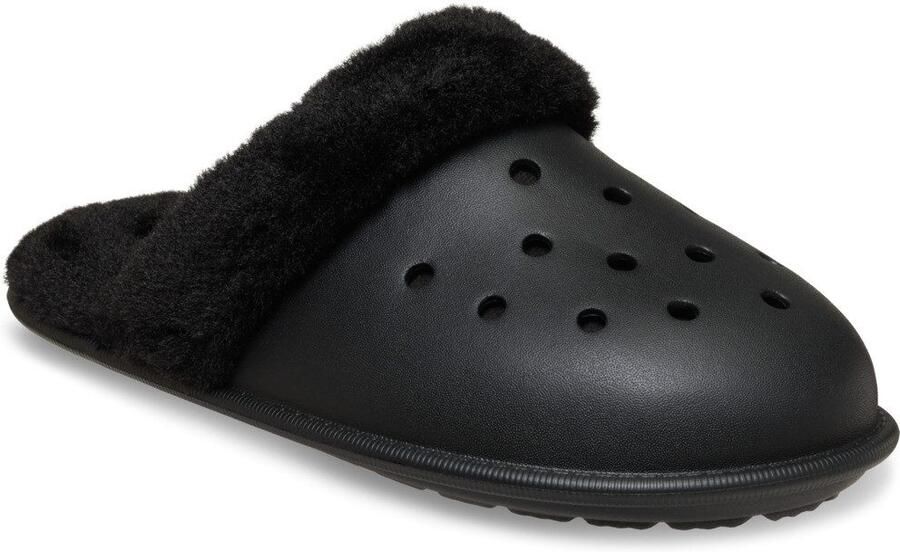 Crocs Pantoffels Classic Fuzz Scuff Pantoffel clog met warme voering - Foto 2