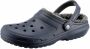 Crocs Classic Lined Sportieve slippers Blauw 459 -Navy Charcoal - Thumbnail 2