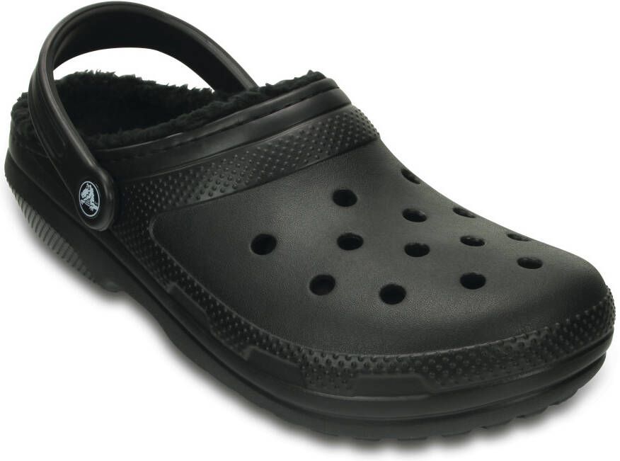 Crocs Pantoffels Classic Lined Clog tuinschoen slippers klomp met knuffelig nepleer - Foto 6