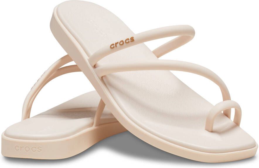 Crocs Miami Toe Loop Sandalen Wit Vrouw - Foto 2