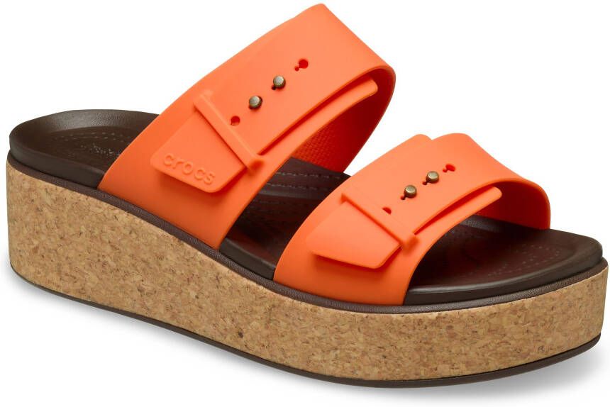 Crocs Sleehakmuiltjes Brooklyn Cork Buckle