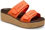 Crocs Sleehakmuiltjes Brooklyn Cork Buckle - Thumbnail 1