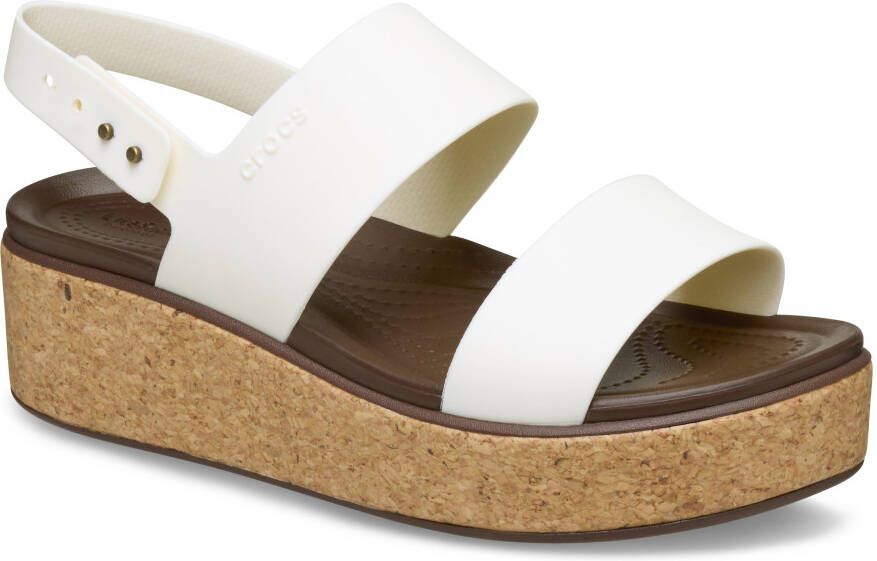 Crocs Sleehaksandaaltjes Brooklyn Cork Low Wedge