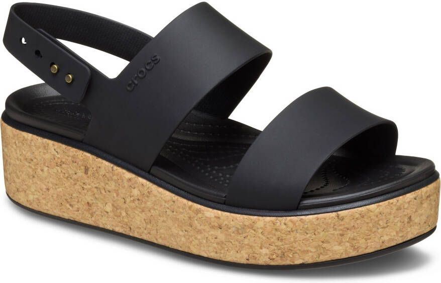Crocs Sleehaksandaaltjes Brooklyn Cork Low Wedge
