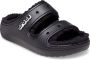 Crocs Classic Cozzzy Sandal Volwassenen Slippers Zwart Zwart - Thumbnail 2