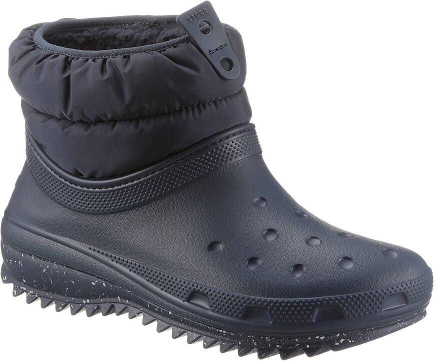 Crocs Women's Classic Neo Puff Shorty Boot Winterschoenen maat W10 blauw - Foto 2