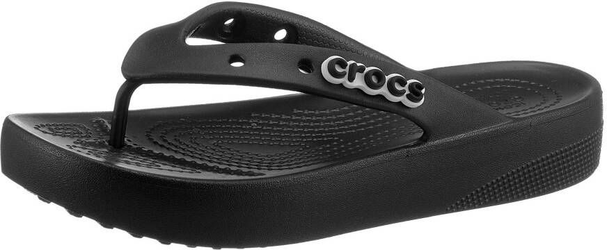 Crocs Women's Classic Platform Flip Sandalen maat W10 zwart - Foto 2