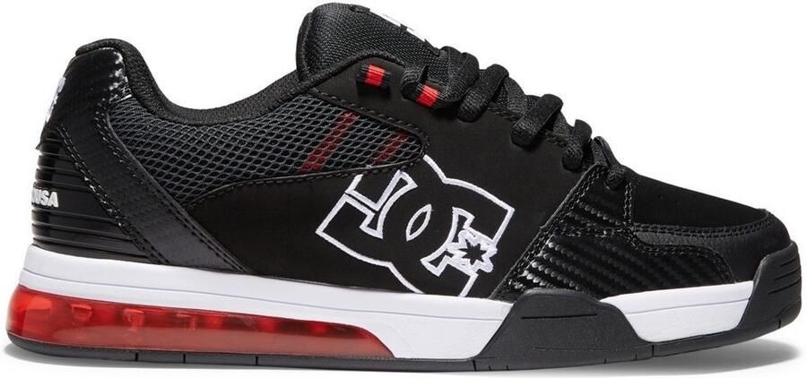 DC Shoes Versatile Sneakers Heren Black White Athletic Red - Foto 3