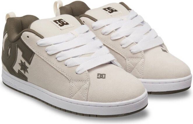 DC Shoes Court Graffik Heren Schoenen Olijf Maat: 42.5 Suède Foot Locker