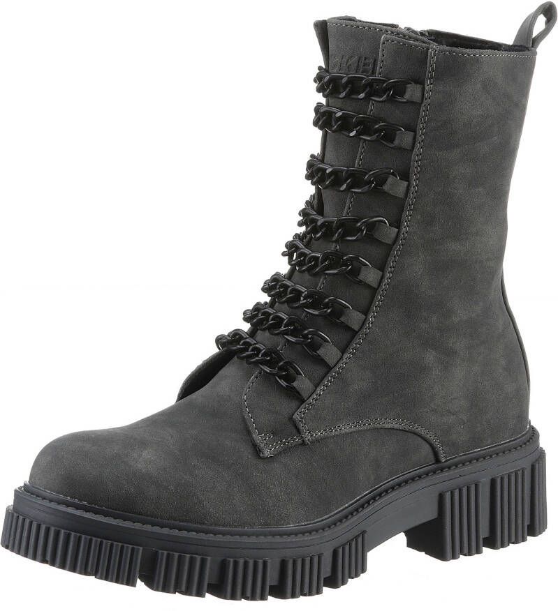 Dockers by Gerli Boots zonder sluiting met modieuze decoratieve kettingen