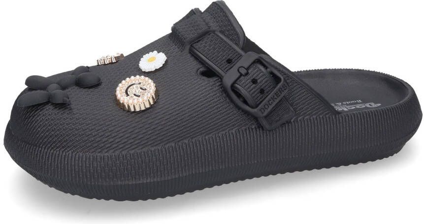 Dockers by Gerli Clogs badslippers zomerschoen met versieringen