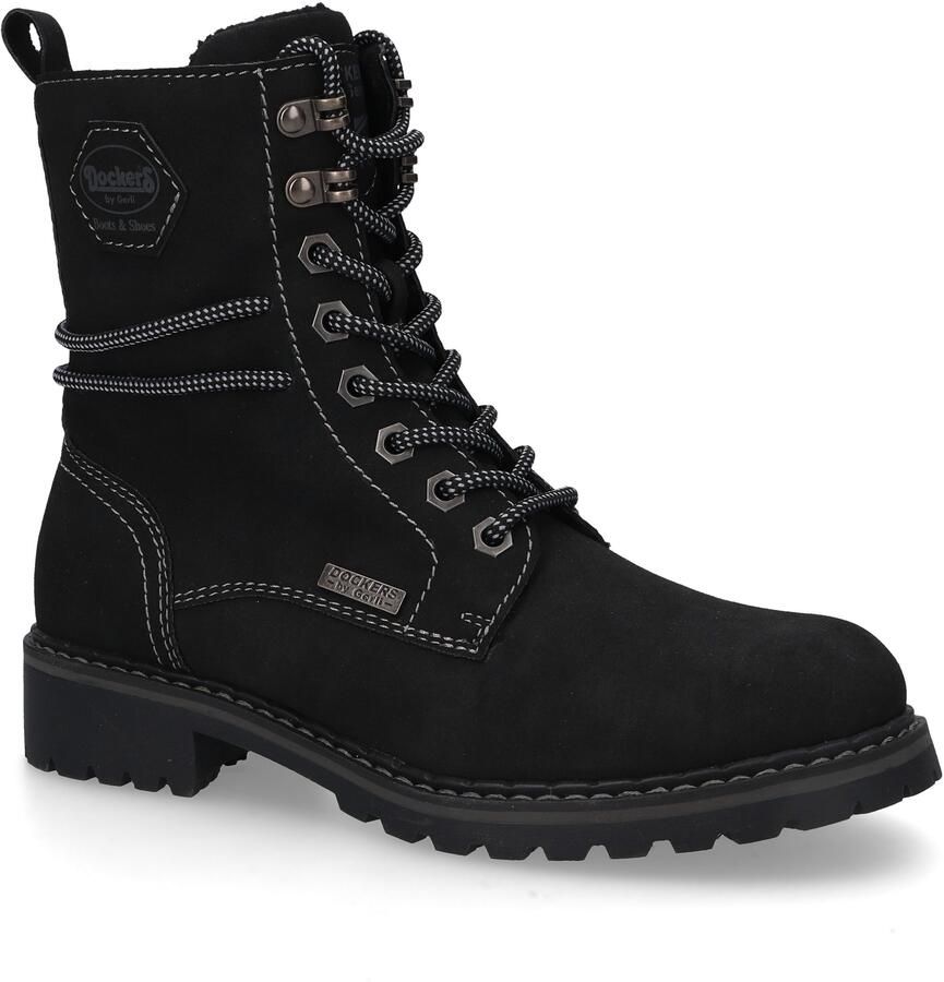 Dockers by Gerli Dames Enkellaars 57AA303-810-100 zwart boots - Foto 7