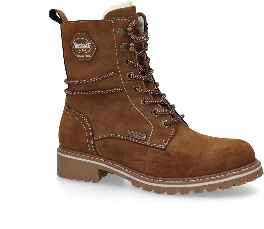 Dockers by Gerli Dames Enkellaars 57AA303-810-300 bruin boots - Foto 8