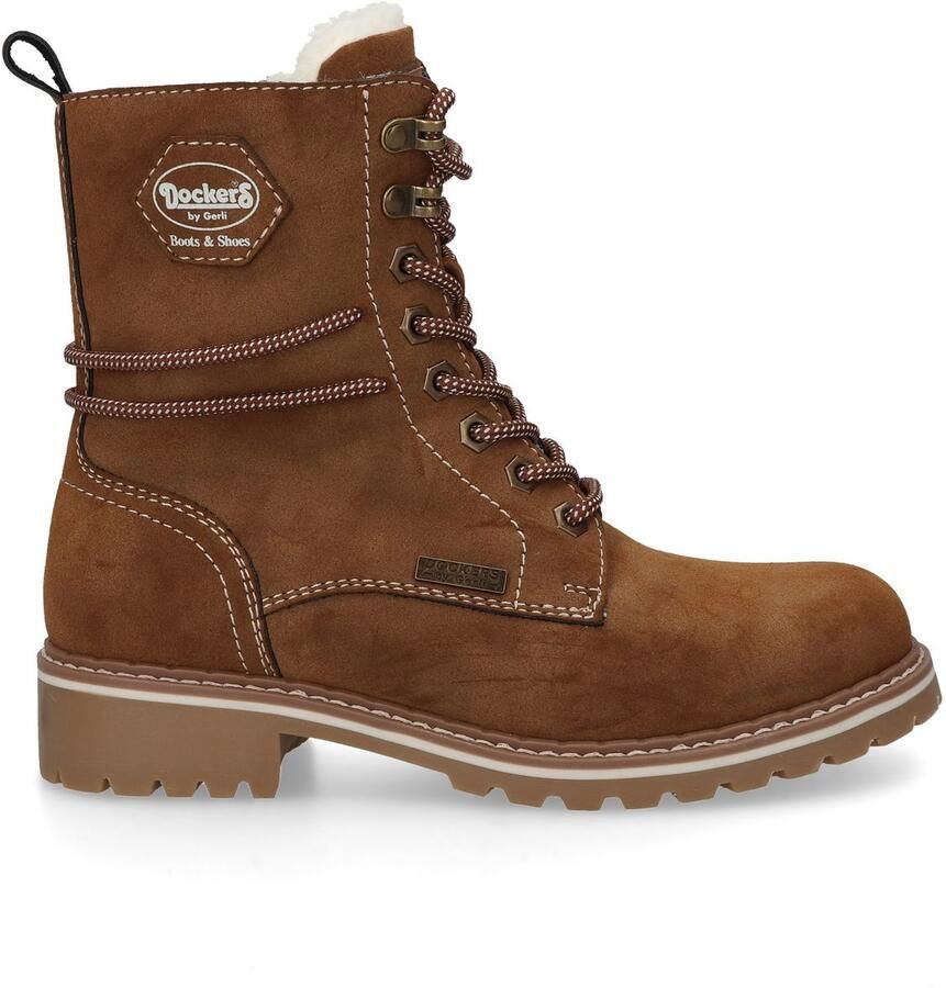 Dockers by Gerli Dames Enkellaars 57AA303-810-300 bruin boots - Foto 3
