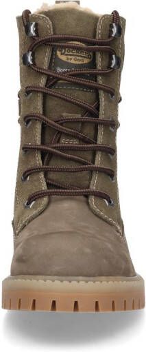 Dockers by Gerli Schnürboots Geveterde laarzen groen Leer Dames Rock wear - Foto 9