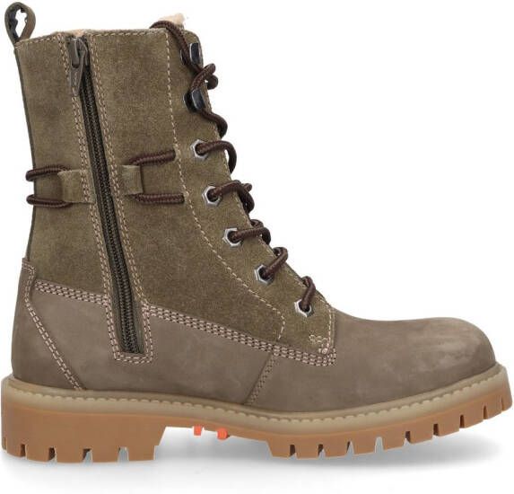 Dockers by Gerli Schnürboots Geveterde laarzen groen Leer Dames Rock wear - Foto 5