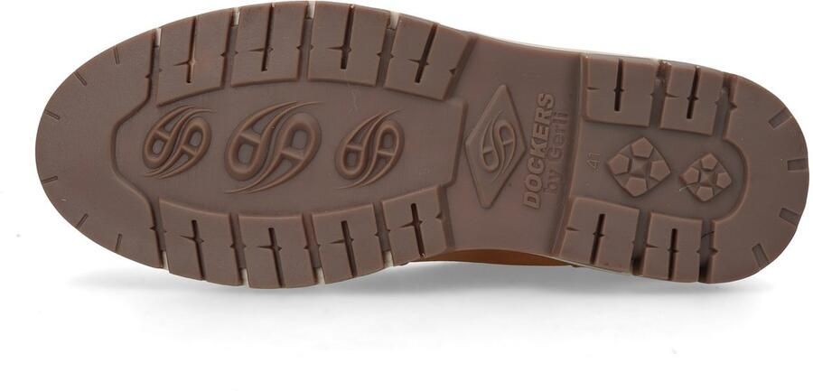 Dockers by Gerli Boots Heren Gevoerde Winterlaarzen Boots Leer Bruin 43LU110 - Foto 7