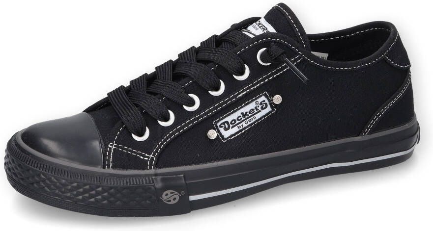 Dockers by Gerli Slip-on sneakers Sneaker instapschoen vrijetijdsschoen met elastische versierband - Foto 2