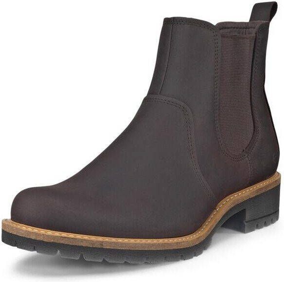 Ecco Chelsea-boots ELAINA instaplaarzen enkellaars blokhak met stretch