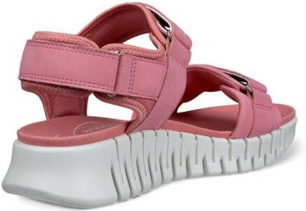 Ecco Sandaaltjes GRUUV SOL W plateau zomerschoen sandaal met praktische klittenband - Foto 4