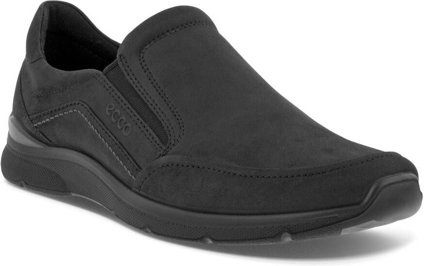 Ecco Instappers Irving black Flutter met stretchinzet aan beide kanten