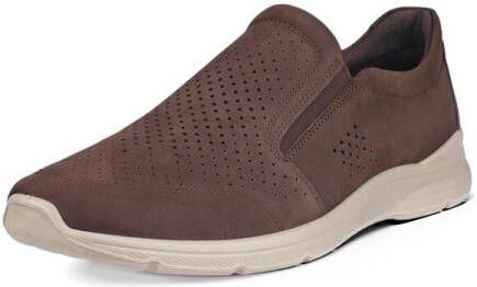 Ecco Instappers Irving slip-on sneaker lage schoen vrijetijdsslippers met stretchinzetten