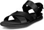 ECCO Samara Sandalen zwart Leer Dames - Thumbnail 3