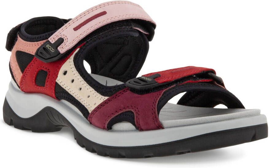 ECCO 822083 60406 rood-roze klit sandaal - Foto 10