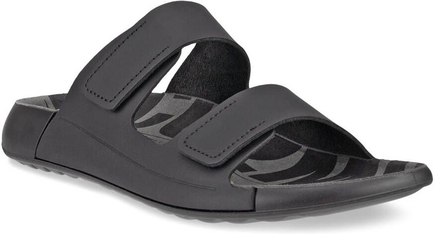 Ecco Slippers Cozmo W zomerschoen slippers met twee klittenbandsluitingen
