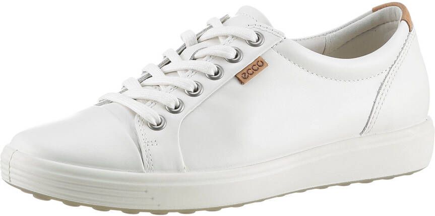 Ecco Sneakers SOFT 7 W met label vrijetijdsschoen lage schoen veterschoen smalle vorm - Foto 5