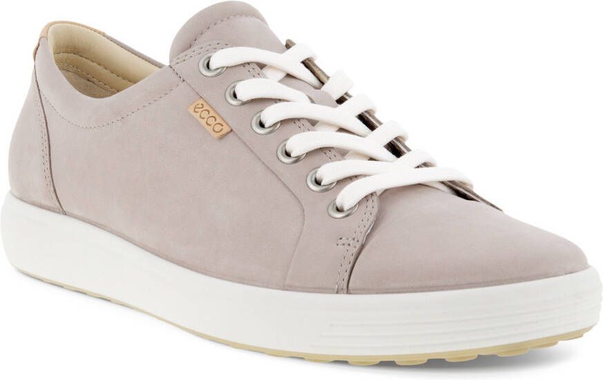 Ecco Sneakers SOFT 7 W met label vrijetijdsschoen lage schoen veterschoen smalle vorm