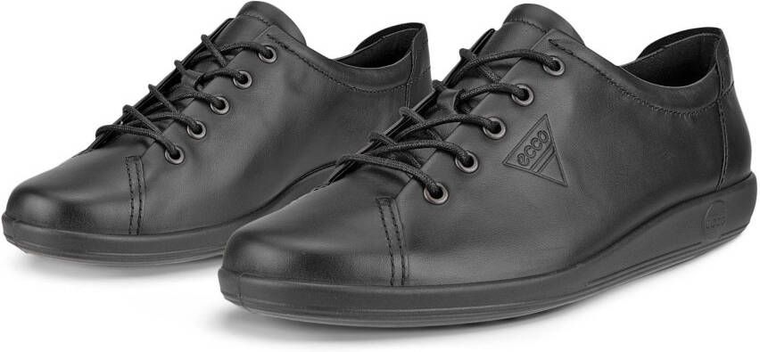 Ecco Veterschoenen Soft 2.0 vrijetijdsschoen lage schoen veterschoen met subtiele logo-opdruk - Foto 10