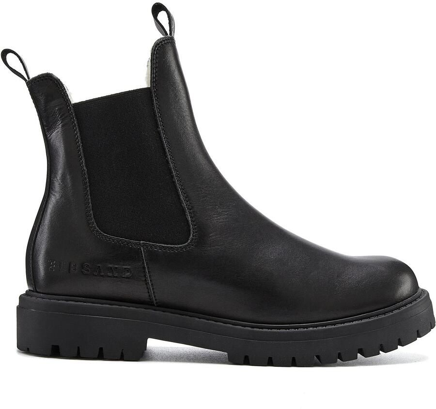 Elbsand Laarsjes Chelsea-boots Laarzen boots winterlaarzen instaplaarzen van leer met warme voering - Foto 2