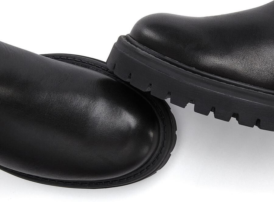 Elbsand Laarsjes Chelsea-boots Laarzen boots winterlaarzen instaplaarzen van leer met warme voering - Foto 4