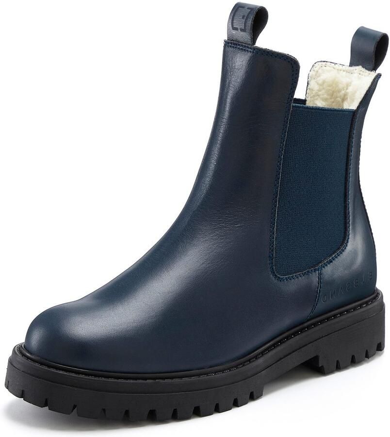 Elbsand Laarsjes Chelsea-boots Laarzen boots winterlaarzen instaplaarzen van leer met warme voering