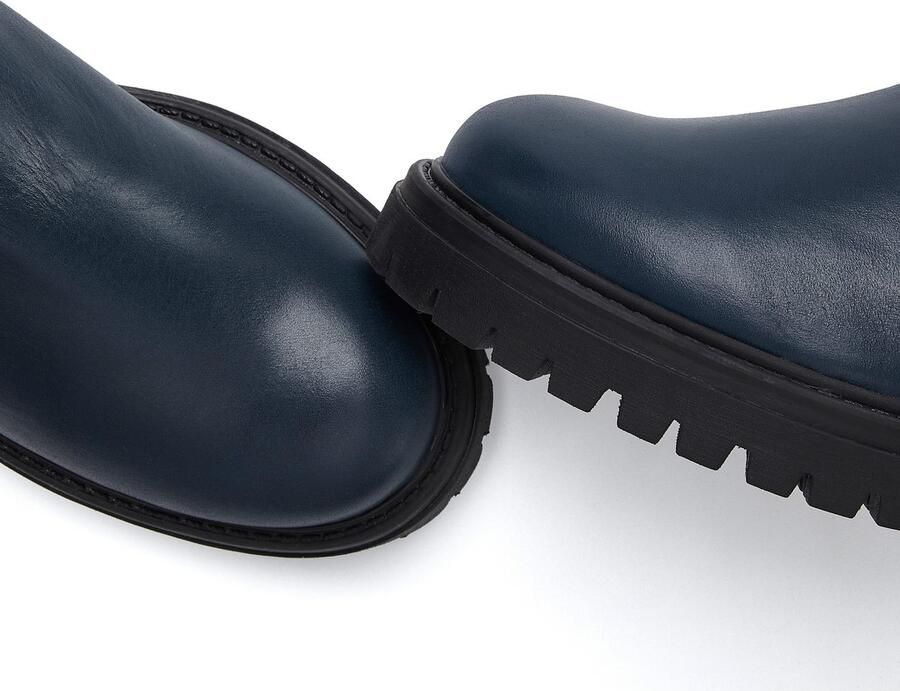 Elbsand Laarsjes Chelsea-boots Laarzen boots winterlaarzen instaplaarzen van leer met warme voering - Foto 4