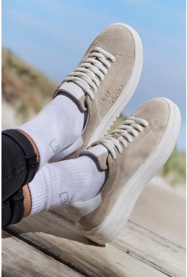 Elbsand Sneakers Veterschoen vrijetijdsschoen van leer met modieuze plateaus zool - Foto 4