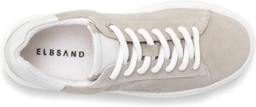Elbsand Sneakers Veterschoen vrijetijdsschoen van leer met modieuze plateaus zool - Foto 6