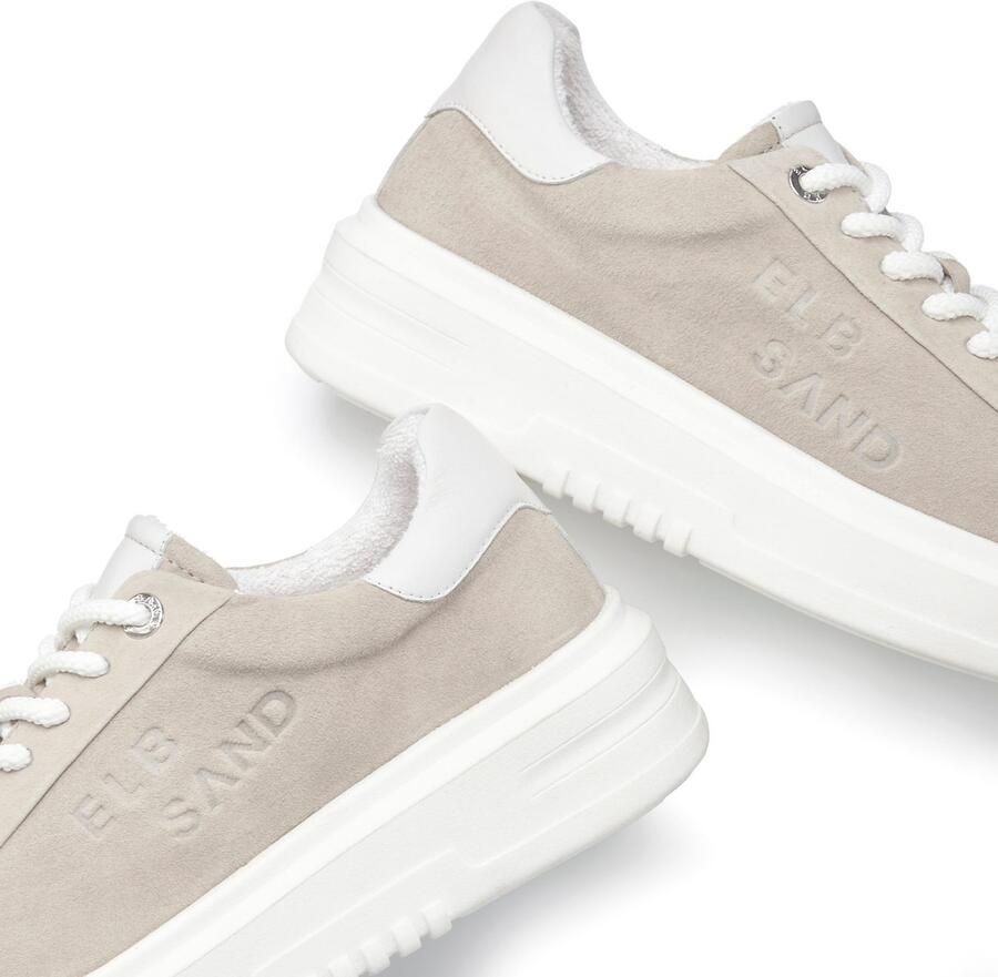 Elbsand Sneakers Veterschoen vrijetijdsschoen van leer met modieuze plateaus zool - Foto 2